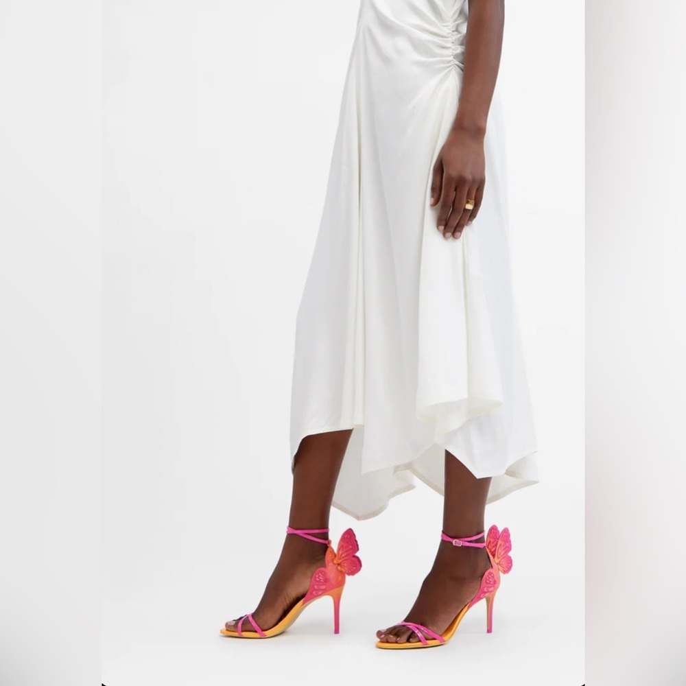 Sophia Webster Vibrant Pink and Yellow Heels - Picture 13 of 13